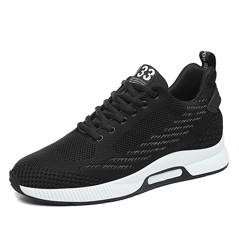 Men's Plus Size Elastic Breathable Running Inner Sneakers