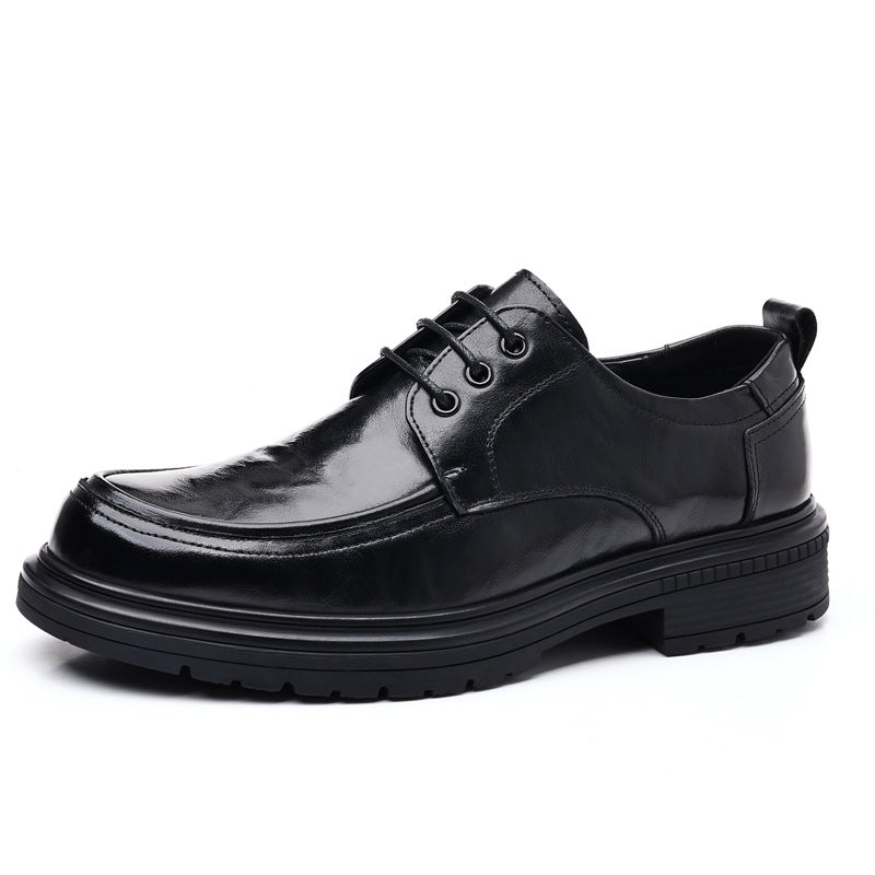 Men's First Layer Cowhide Formal Wear Pumps Men's Business Leather Shoes