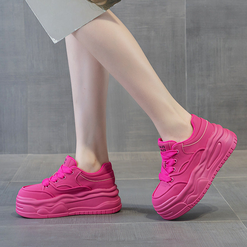 Women's Wear Platform Fashion Sports Leisure Board Slim Leg Women's Casual Shoes