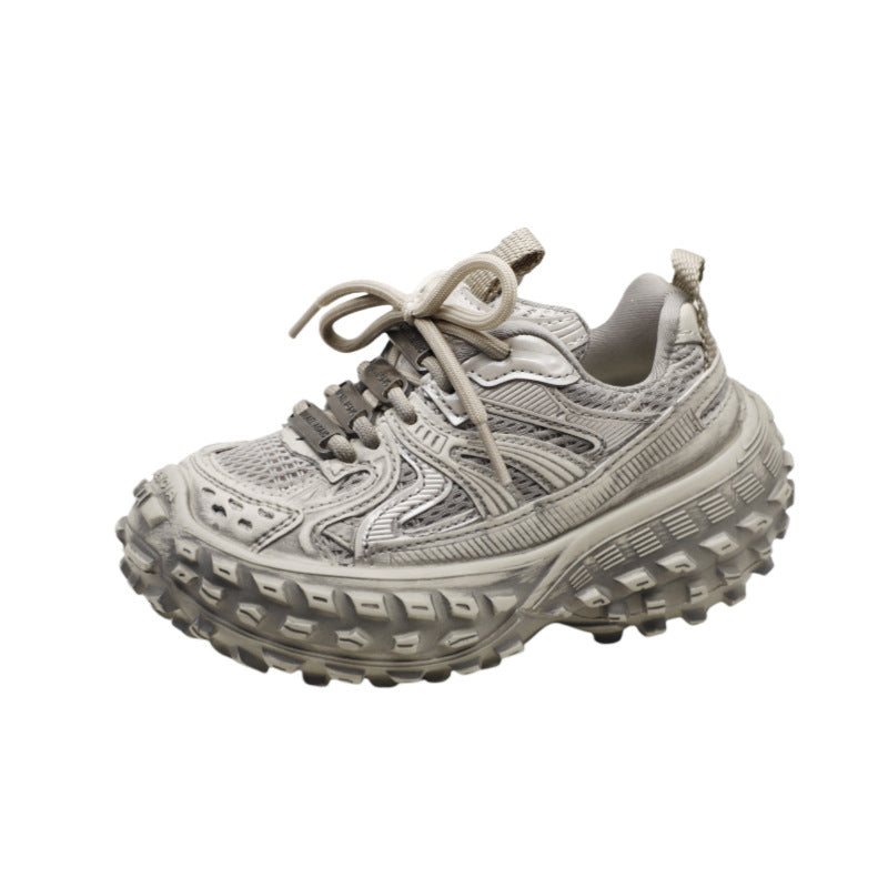 Children's Fashion Trend Durian Resin Sole Dad Kid's Sneakers