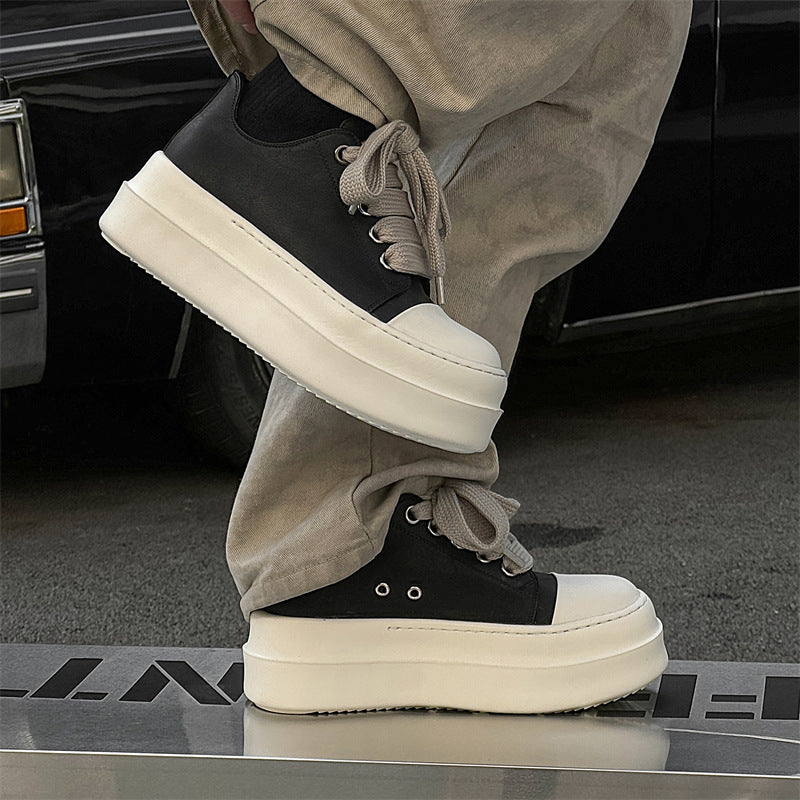 Men's Foundation American High Street Fashion Black Sneakers