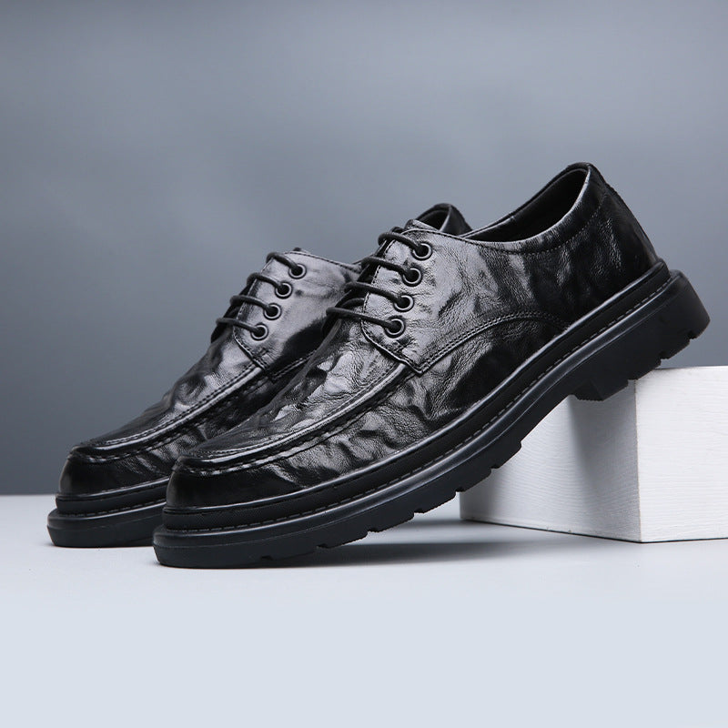 Men's Business Formal Wear Sheepskin Summer Office Leather Shoes