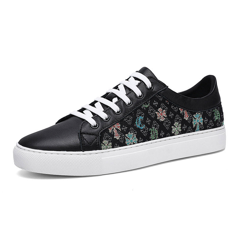 Men's Fashionable High Sense White Affordable Luxury Men's Shoes