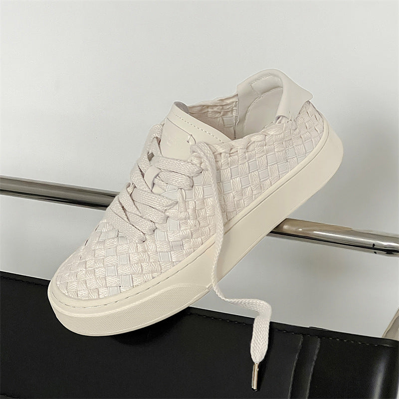 Women's & Men's Breathable Summer Comfortable Versatile Solid Color Sneakers