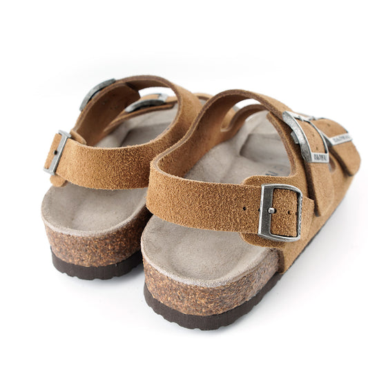 Women's & Men's Outside The Island Double Buckle Suede Sandals