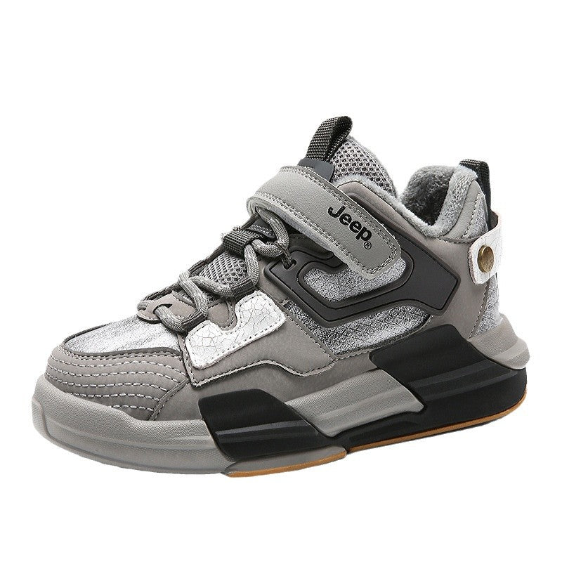 Children's Winter Plus Veet Thick Cotton Northeast Kid's Sneakers