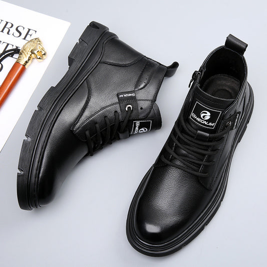 Men's Trendy Wild Business Formal Wear Driving Leather Shoes