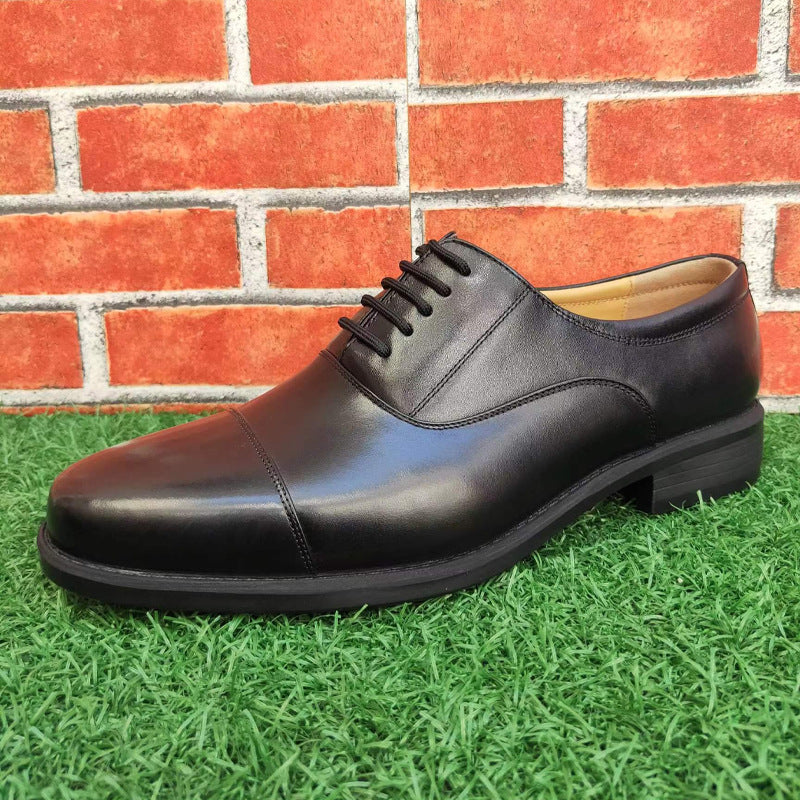 Men's Formal Wear Mesh Hollow Out Standard Breathable Belt Clothes Leather Shoes