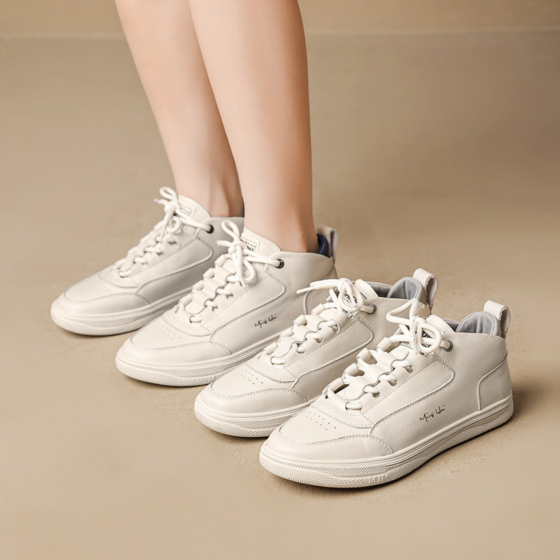 Women's Flat Round Toe Sports Soft Bottom Sneakers