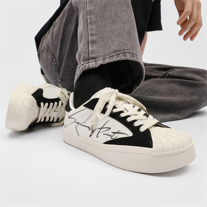 Men's Trendy Unique Standard Stitching Tied Sports Leisure Sneakers