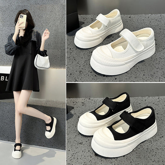 Women's Summer Thick Bottom Fashion French Mary Men's Shoes
