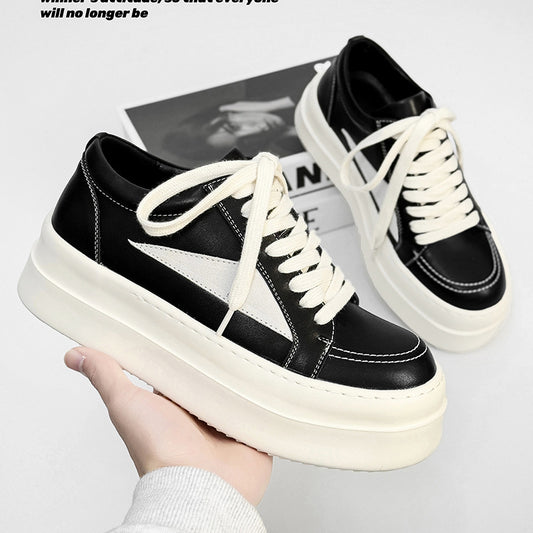 Women's & Men's Triangle Thick-soled Board Couple American Big Sneakers