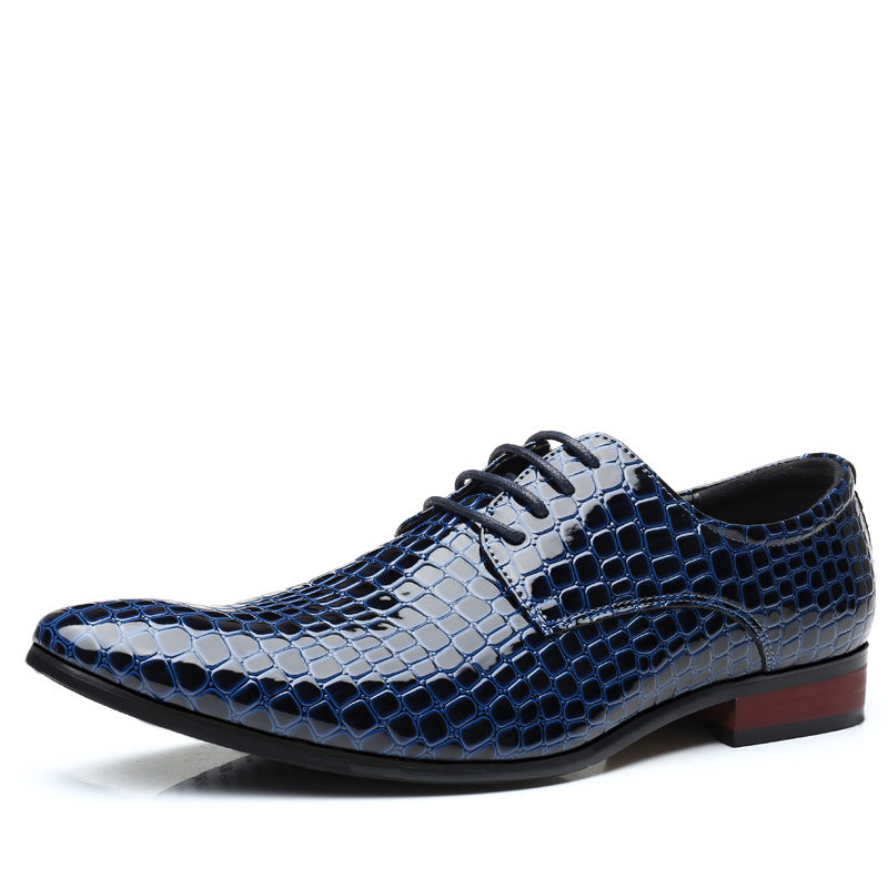 Men's Fashionable Trendy European Style British Plus Leather Shoes
