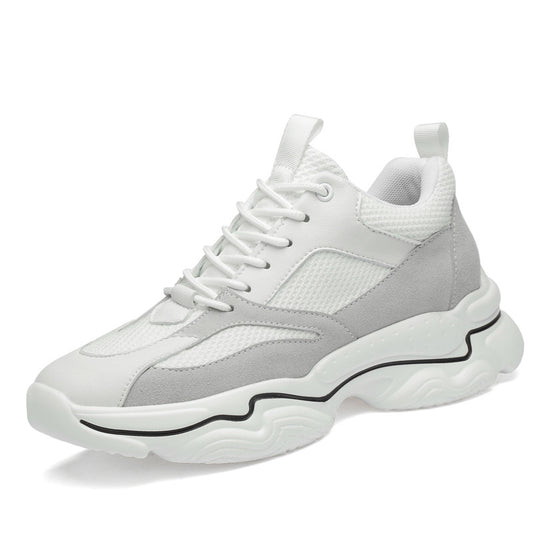 Men's Elevator Invisible Height Increasing Insole Breathable Sneakers