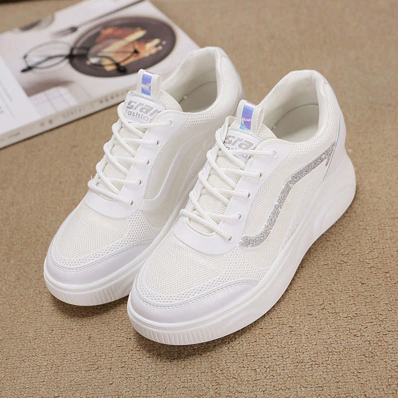 Women's Summer Matching Dress Versatile Breathable Height Casual Shoes
