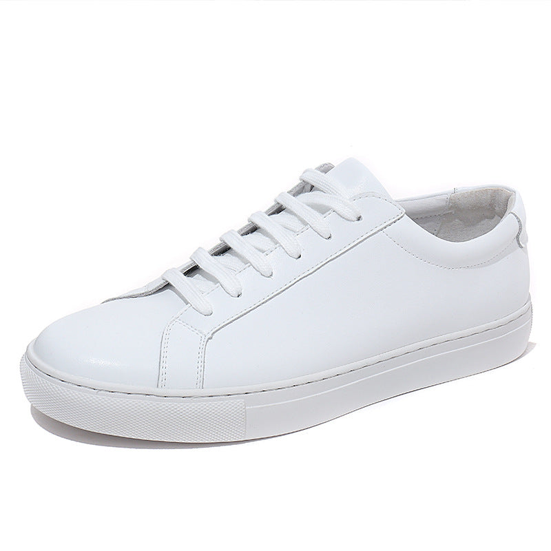 Men's Spring White Korean Flat Trendy Suit Men's Board Shoes