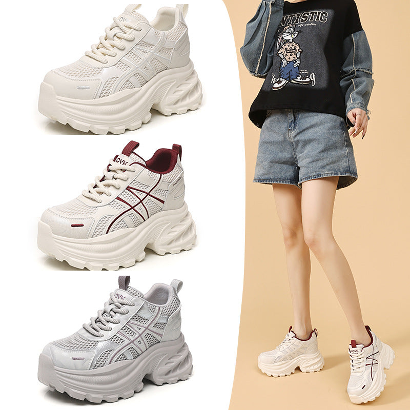 Women's Dad Platform Height Increasing Insole Women's Sports Shoes