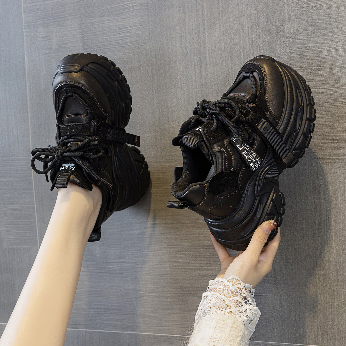 Women's Fashion Small Height Increasing Insole Popular Women's Casual Shoes