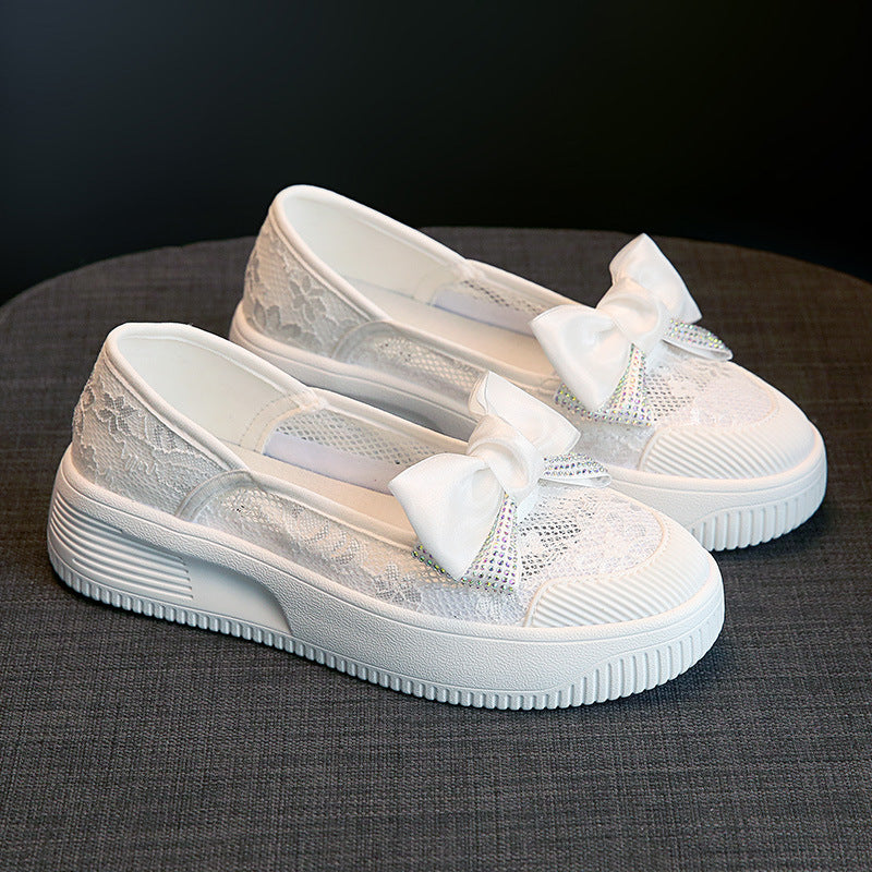 Women's Large Size Classic Style Fisherman Summer Mesh Slip-on Lazy Flat Women's Casual Shoes