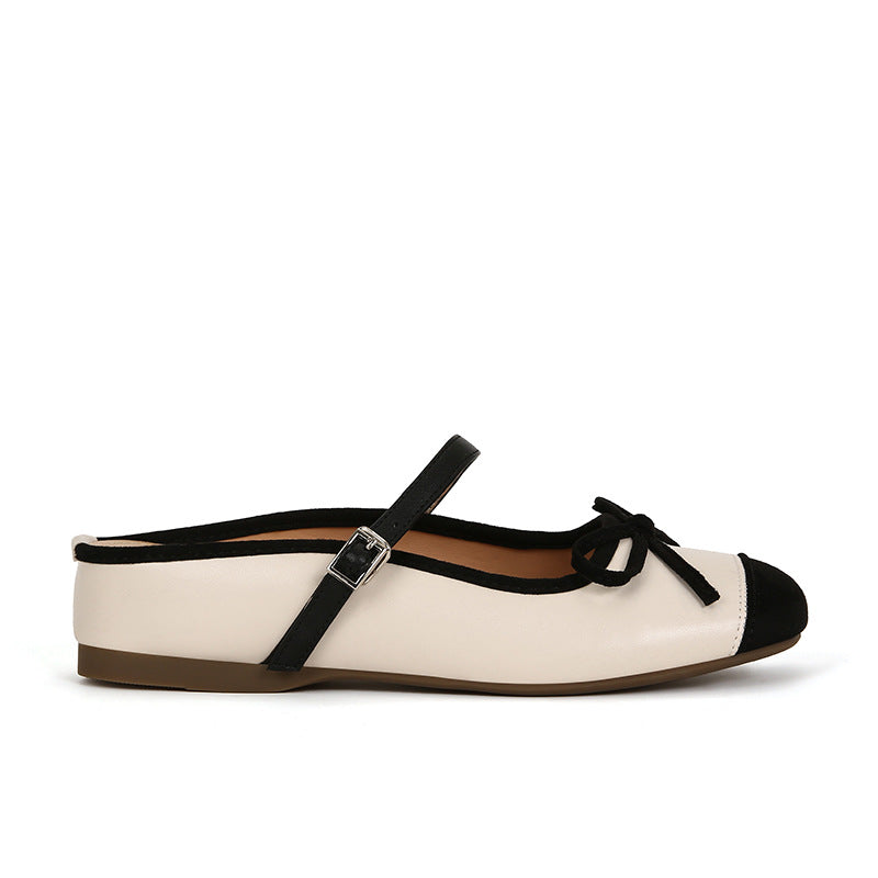 Women's Height Increasing Insole Bow Ballet Pumps Women's Shoes