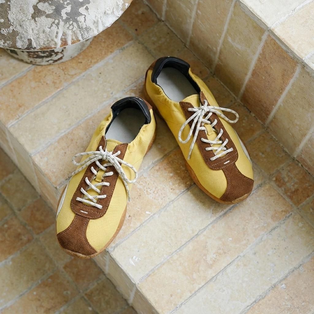 Women's Genuine German Training Spring Retro Sports Height Increasing Women's Casual Shoes