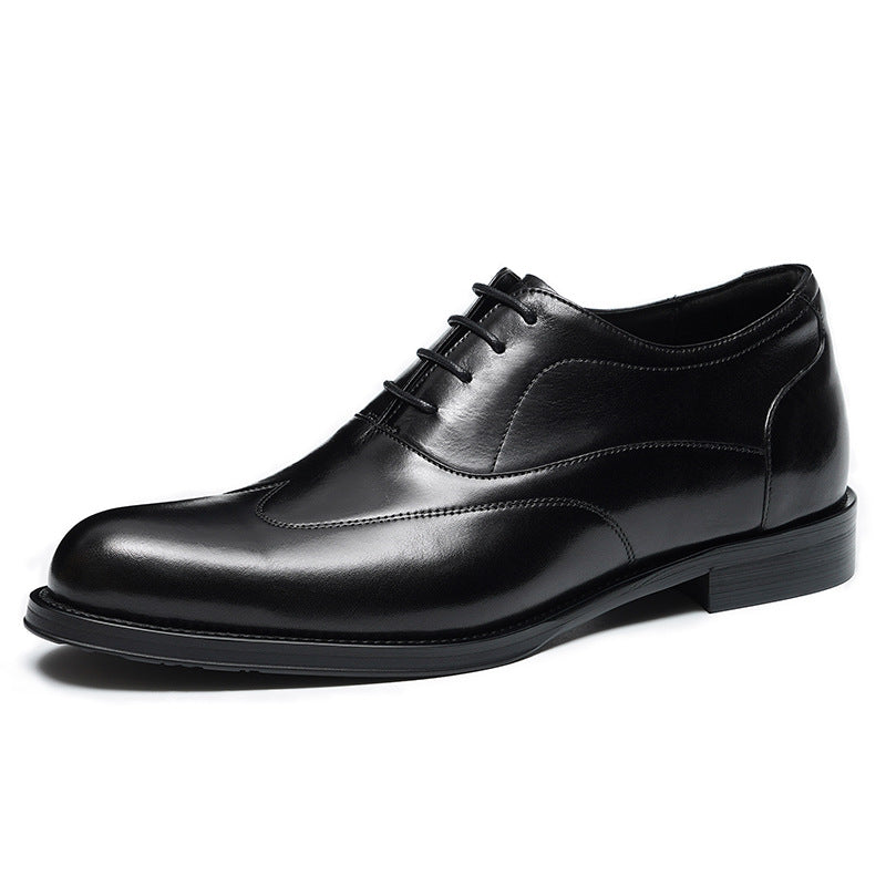 Men's Big Promotion Cowhide Formal Wear Handmade Oxford Men's Business Leather Shoes