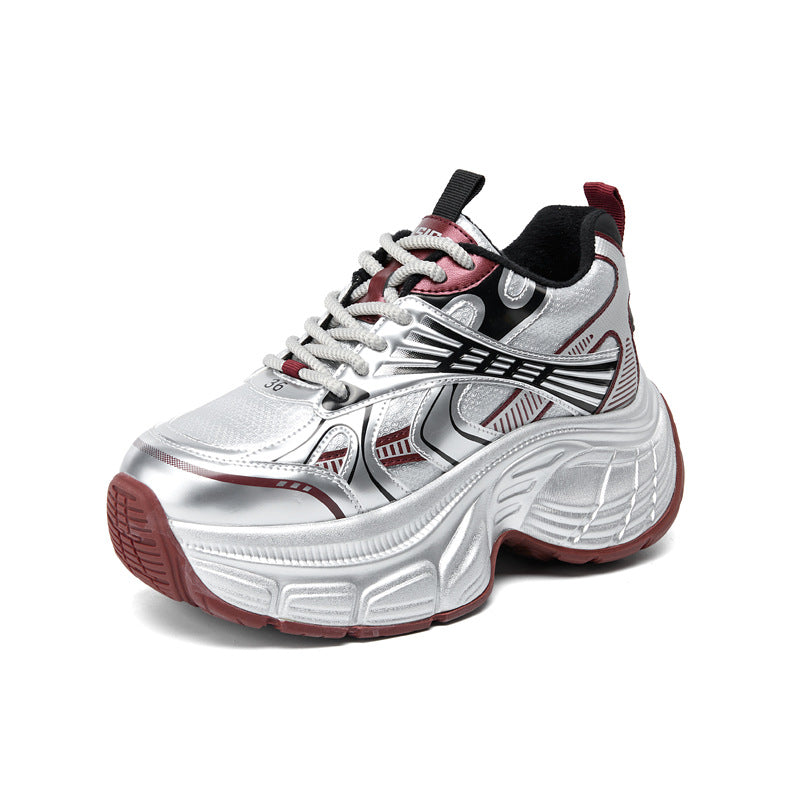 Women's Insole Fashion Clunky Platform Sports Leisure Sneakers