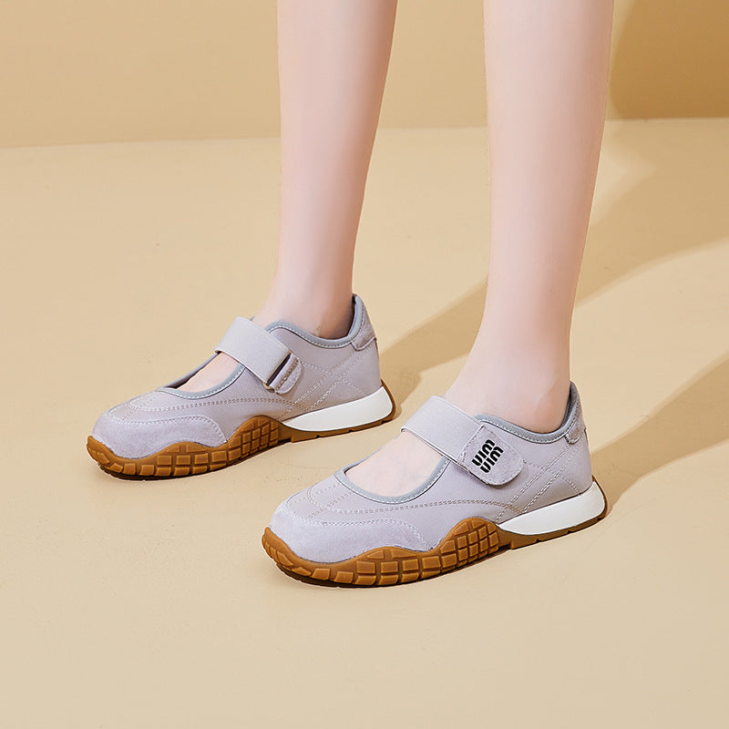 Women's German Training Fashionable Spring Korean Style Thick Sneakers