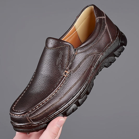 Men's First Layer Cowhide Outsole Business Genuine Leather Shoes
