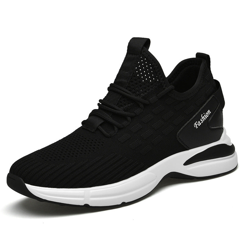 Men's Invisible Height Increasing Insole Mesh Breathable Sneakers