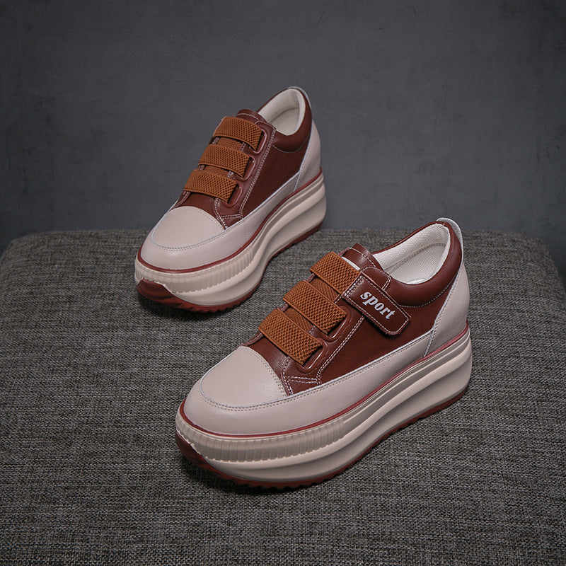 Women's Hidden White Spring Platform Sports Fashion Women's Shoes