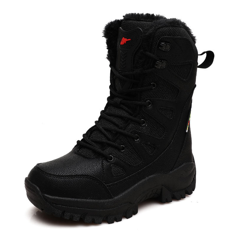 Women's & Men's Spring Fashion Outdoor Hiking Platform Fleece-lined Men's Shoes