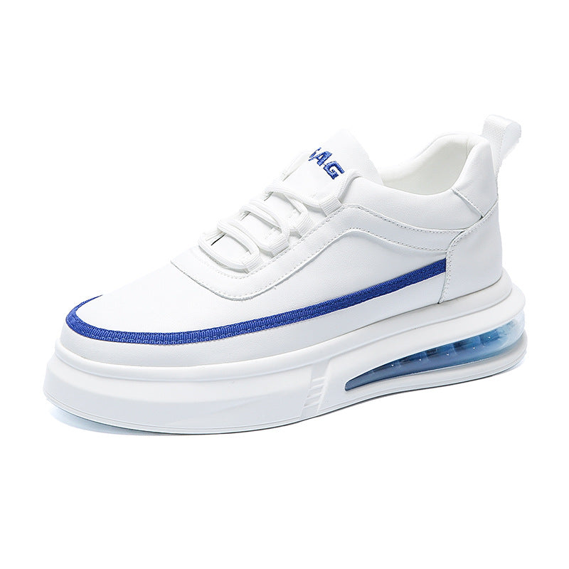 Men's Autumn Invisible Elevated Shock Absorbing Air Cushion Skateboard Sneakers