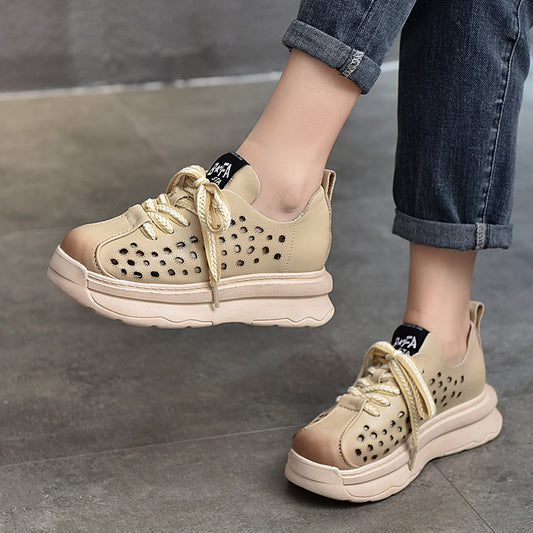 Women's Pairs Of Patchwork Lightweight Foam Lace Sandals