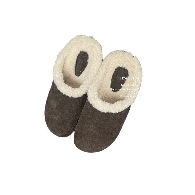 Women's Fashion Vintage Fleece-lined Warm Platform Casual Shoes
