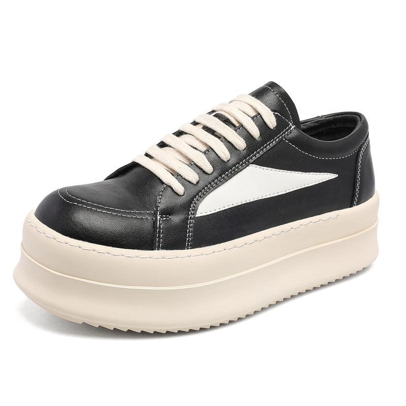Men's Dark Thickening Exercise High Street Style Low Top Sneakers