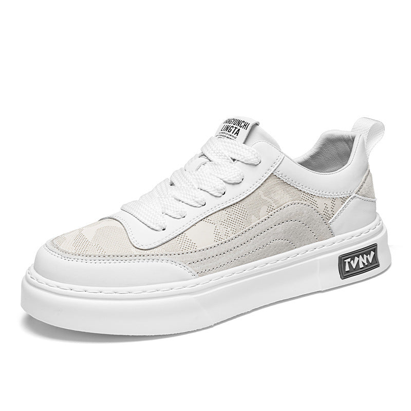 Men's Spring Trendy Fashionable Man White Comfortable Men's Shoes