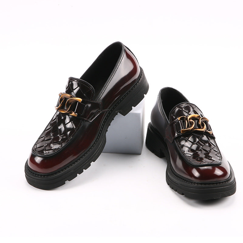 Men's Business Formal Handmade Vamp Breathable Casual Shoes