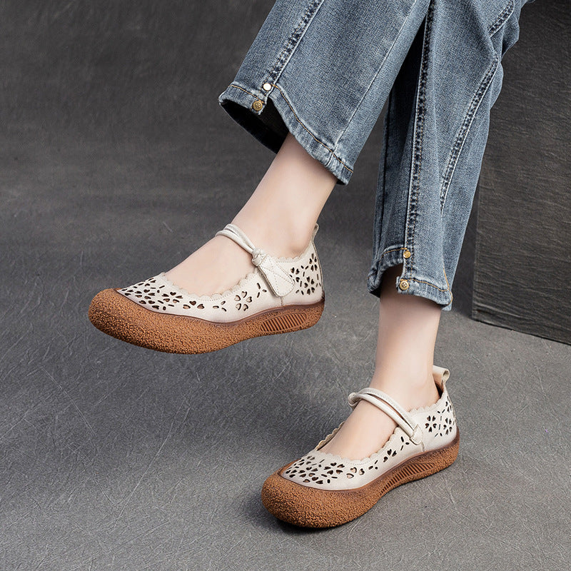 Women's Retro Style Comfortable Hollow Hole Breathable Sandals