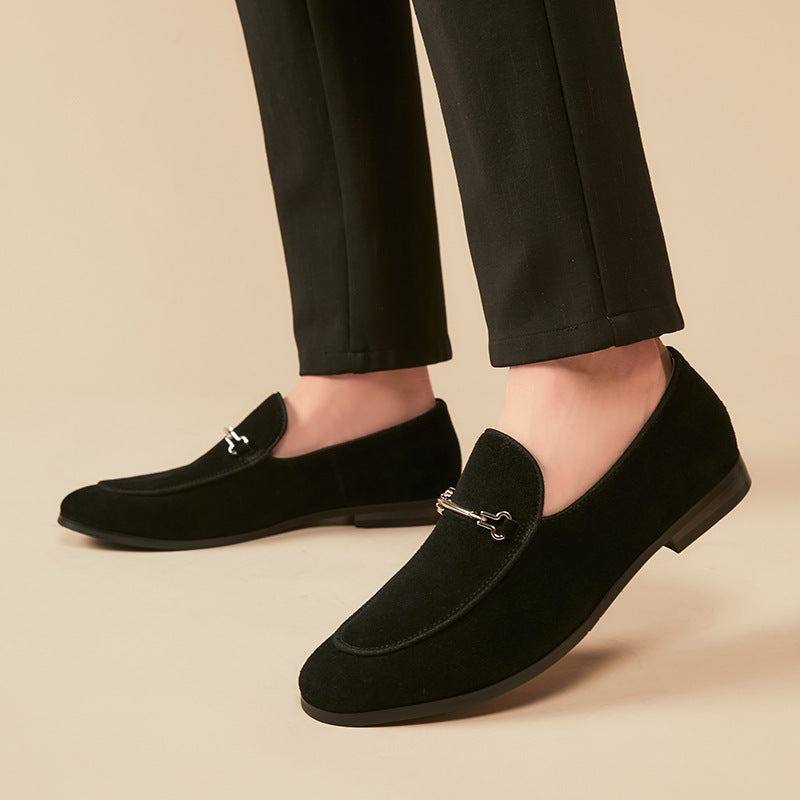 British Style Summer Slip-on Business Genuine Loafers