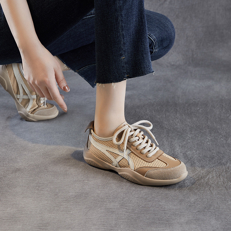 Women's Genuine Preppy Style Platform German Training Sports Casual Shoes