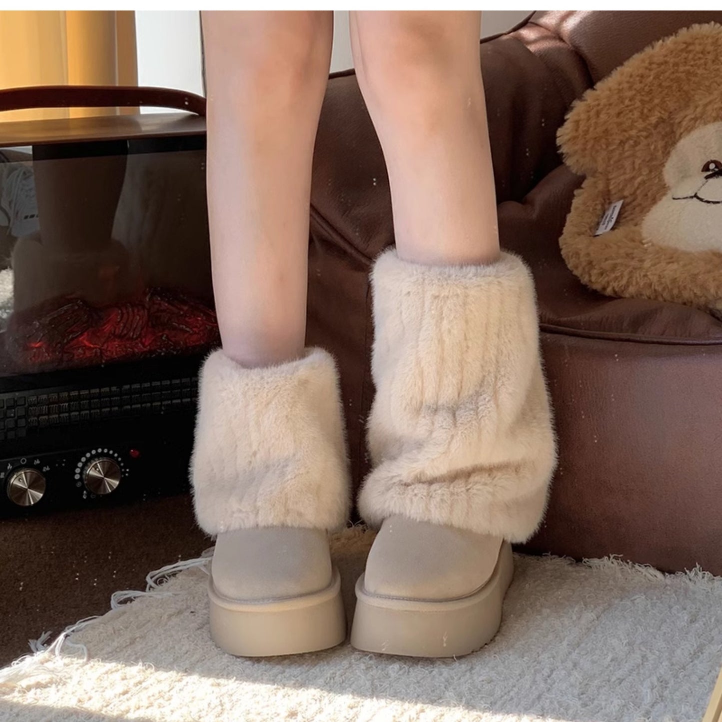 Women's Winter Platform Cotton Warm With Veet Snow Boots