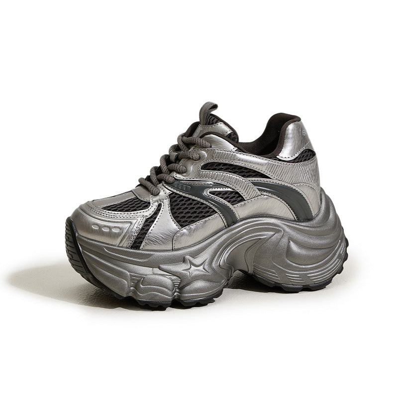 Women's & Men's Platform Dad Mesh Sports Height Increasing Sneakers