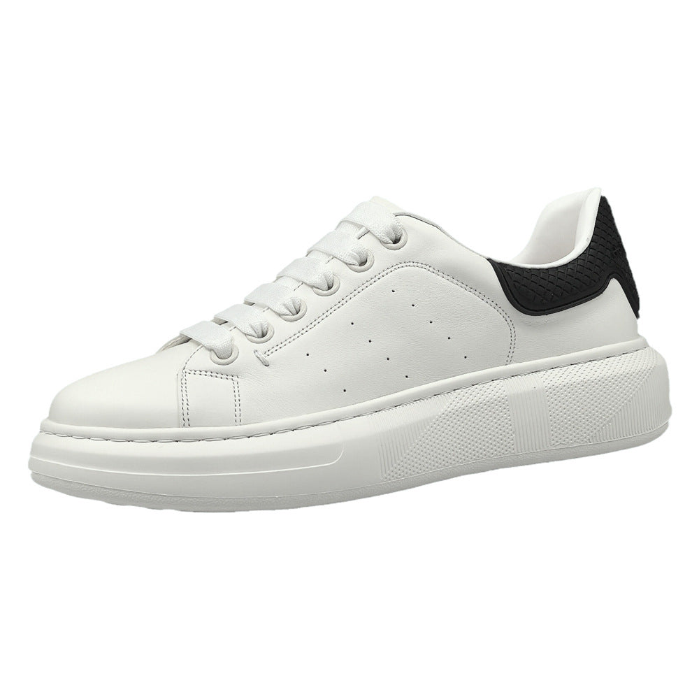 Men's First Layer Board Fashionable White Versatile Sneakers
