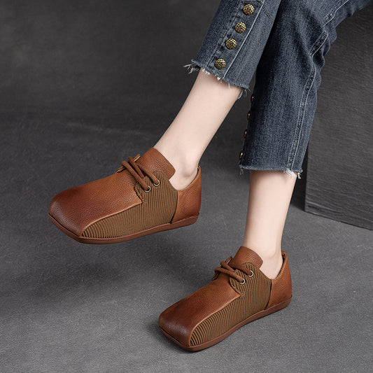 Women's Shu Retro Front Four Pumps Mori Style Casual Shoes