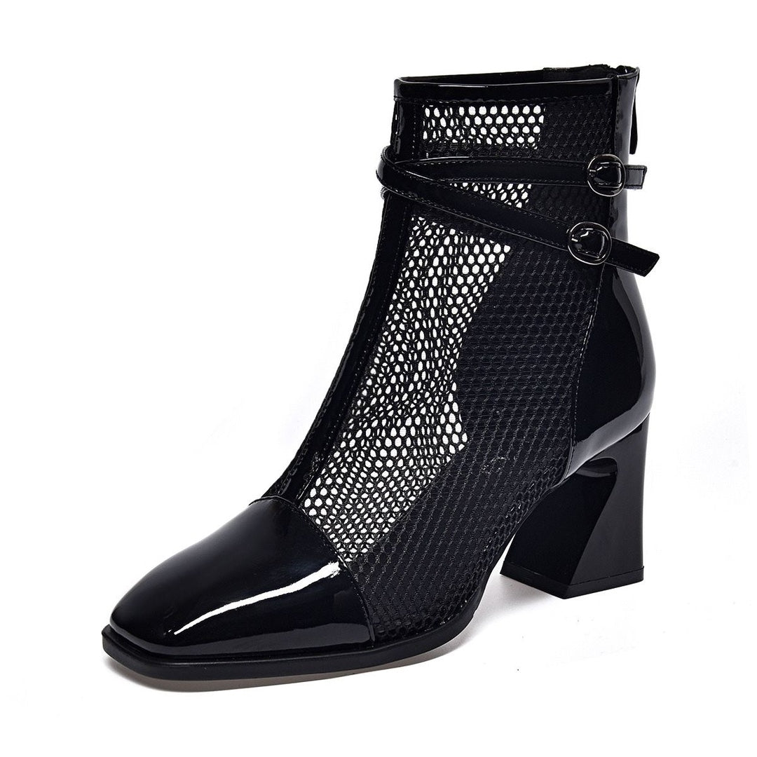 Women's Summer Martin High Mesh Hollow Ankle Heels