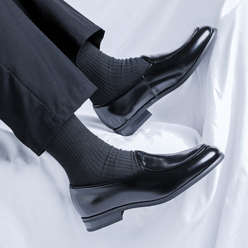Men's Dress Business Korean Couple Style Leather Shoes