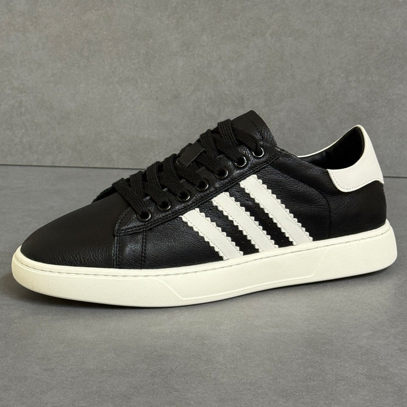 Men's Summer White Thin Breathable Flat German Sneakers