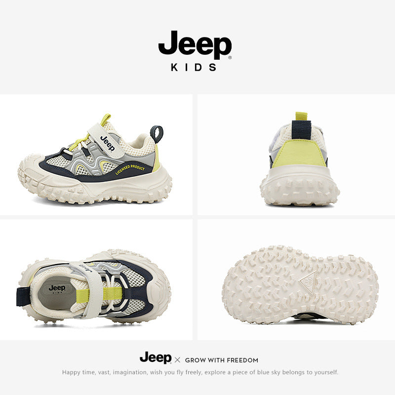 Jeep Light Stable Boys Summer Mesh Kid's Sneakers