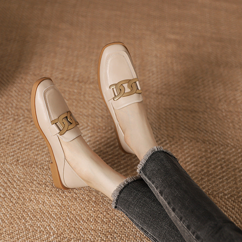 Women's Flat Spring Authentic British Style Pumps Casual Shoes